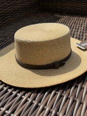 Cozumel Men’s Wide Brim Straw Sun Hat